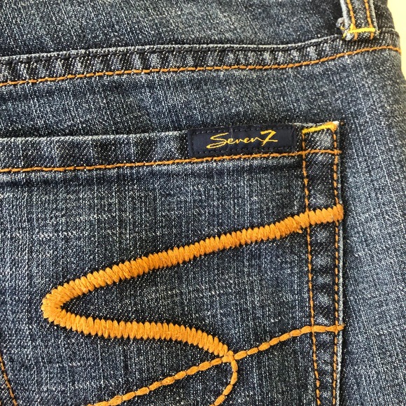 Seven7 Jeans Flare Premium Denim Size 8 - Picture 5 of 9